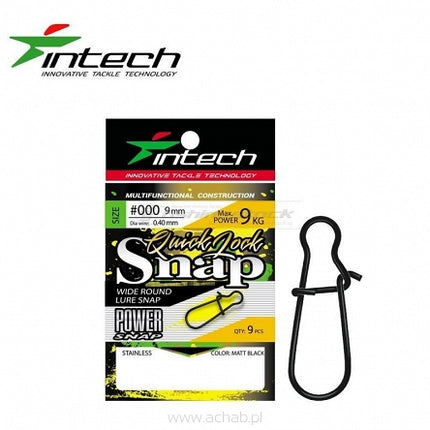 Agrafka Quick lock Snap Black ROZMIAR 00/12KG