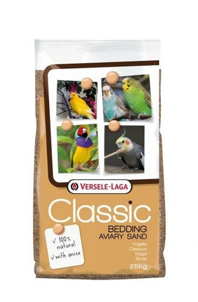 Aviary Classic Bedding Sand 25kg - piasek z gritem dla ptaków