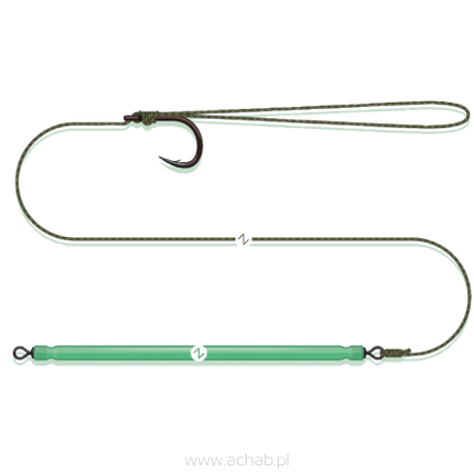 BUNGEE PELLET PRZYPON RIG 70CM 0.95MM #3/0 SUSPENDING