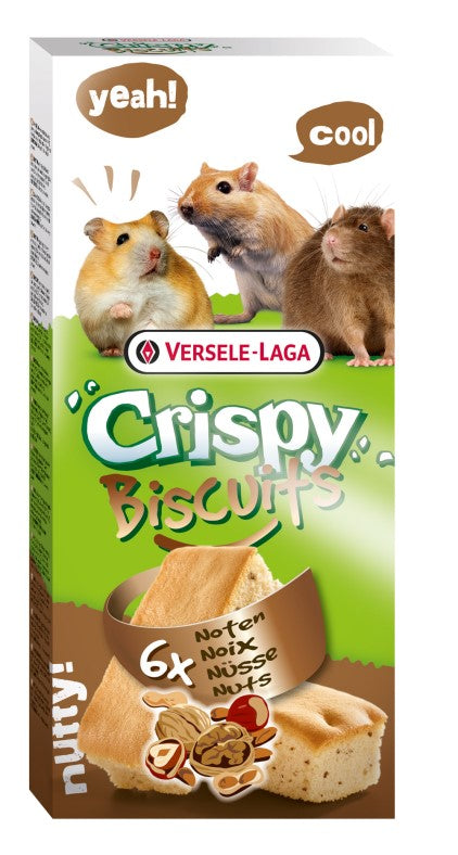 Crispy Biscuit Nuts 70g - ciasteczka orzechowe dla gryzoni (6 sztuk)