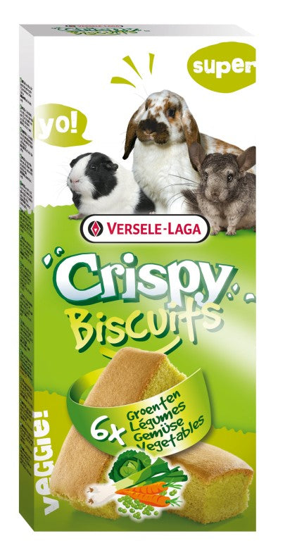 Crispy Biscuit Vegetables 70g - ciasteczka warzywne dla gryzoni (6 sztuk)