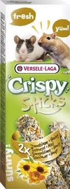 Crispy Sticks Guinea Pigs-Chinchillas Citrus Fruit 110g - 2 kolby owoce cytrusowe dla kawii domowych i szynszyli