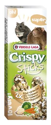 Crispy Sticks Hamsters-Rat Rice & Vegetables 110g - 2 kolby ryżowo-warzywne dla chomików i szczurów