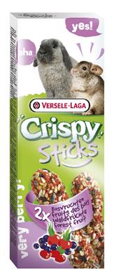 Crispy Sticks Rabbits-Chinchillas Forest Fruit 110g - 2 kolby owoce leśne dla królików i szynszyli