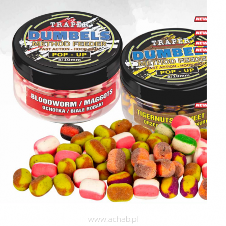 Dumbels Duo Color Pop-up 8-10mm SMAK ANANAS/TUTTI.TRUSKAWKA MIX