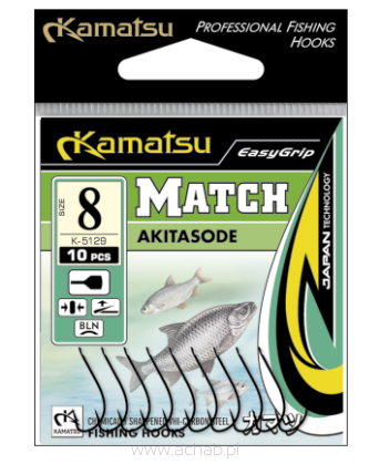 Haczyk kamatsu Akita Sode Match Czarny Łopatka