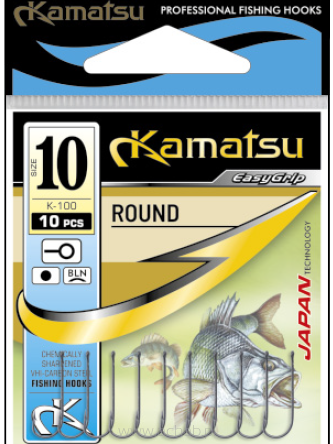 Haczyk kamatsu Round Czarny Oczko