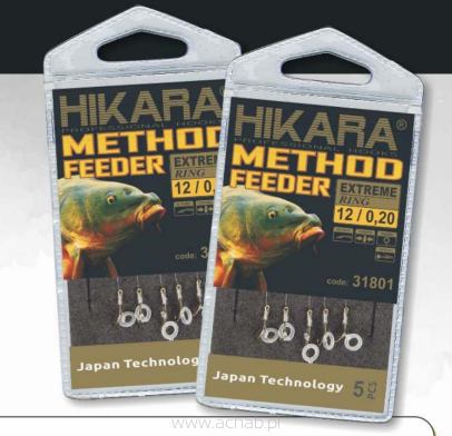 Hikara Method Feeder na plecionce Silikonowy pierścień