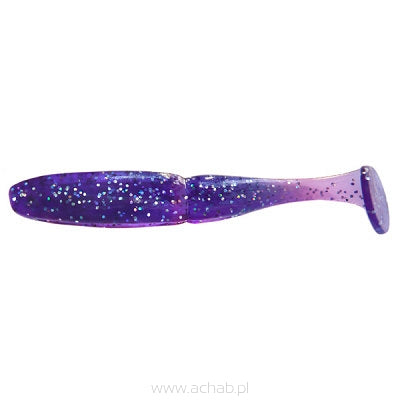 INTECH SLIM SHAD 3,3" 8cm 7szt KOLOR FIOLET/BROKAT CENA ZA OP 7 SZT