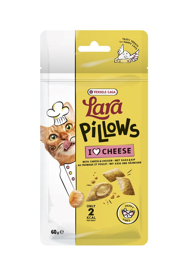 Lara Snack PILLOWS with CHEESE Happy Vibes 60g - przysmak na dobry nastrój z aromatycznym serem