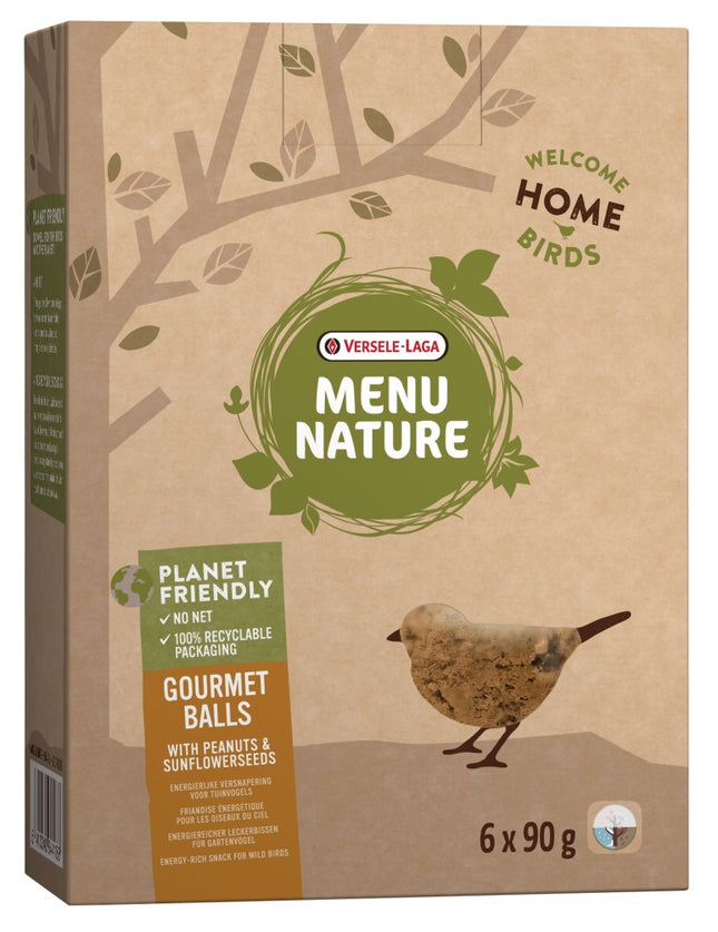 MN Gourmet balls with Peanuts / sunflowerseeds x6 540g - Kule tłuszczowe z orzeszkami i słonecznikiem