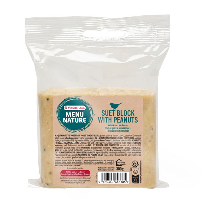 MN Suetblock with Peanuts - Blok tłuszczowy z orzechami ziemnymi 300g
