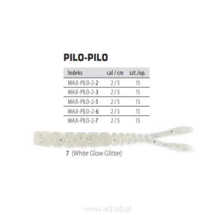 Mustad Aji Worm PILO PILO 15szt