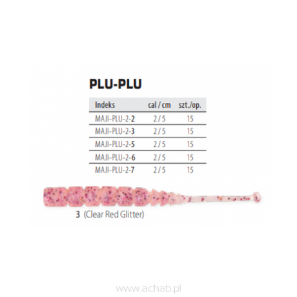 Mustad Aji Worm PLU PLU 15szt