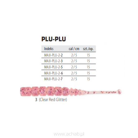 Mustad Aji Worm PLU PLU 15szt