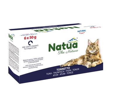Natua (kot) - puszka 6x50g Multipack - Natural tuńczyk w galaretce
