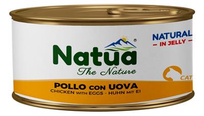 Natua (kot) - puszka 85g - Natural kurczak z jajkiem przepiórczym w galaretce