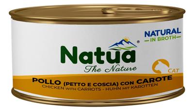 Natua (kot) - puszka 85g - Natural kurczak z marchewką w bulionie