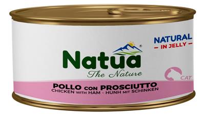 Natua (kot) - puszka 85g - Natural kurczak z szynką w galaretce