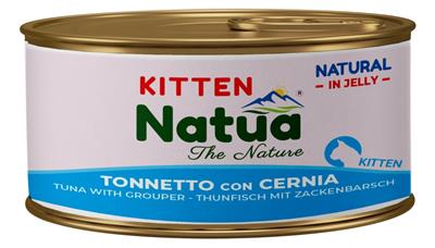 Natua (kot) - puszka 85g - Natural tuńczyk z granikiem w galaretce dla kociąt