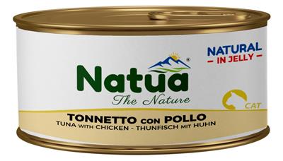 Natua (kot) - puszka 85g - Natural tuńczyk z kurczakiem w galaretce