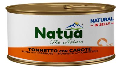 Natua (kot) - puszka 85g - Natural tuńczyk z marchewką w galaretce