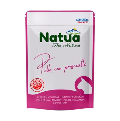 Natua (kot) - saszetka 70g - Natural kurczak z szynką w delikatnej galaretce