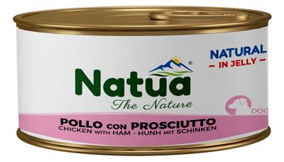 Natua (pies) - puszka 85g - Natural kurczak z szynką w galaretce