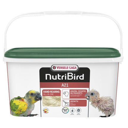 NutriBird A21 3kg - pokarm do odchowu piskląt (21% białka)