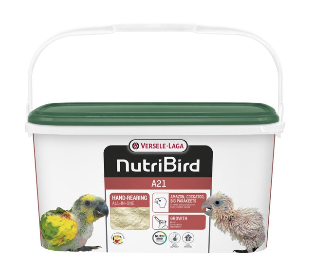NutriBird A21 3kg - pokarm do odchowu piskląt (21% białka)