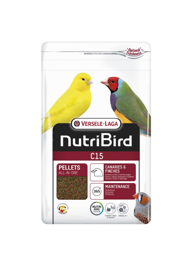 NutriBird C15 Maintenance 1kg - granulat dla kanarka