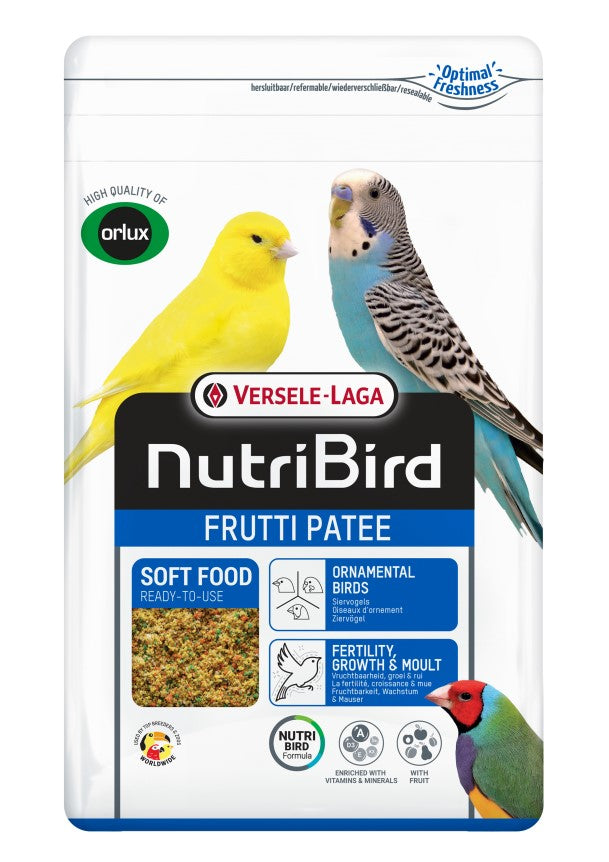 NutriBird Frutti Patee 10kg - kondycjonujący przysmak owocowy