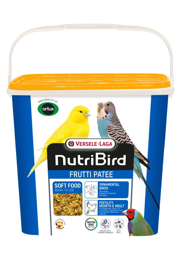 NutriBird Frutti Patee 5kg - kondycjonujący przysmak owocowy