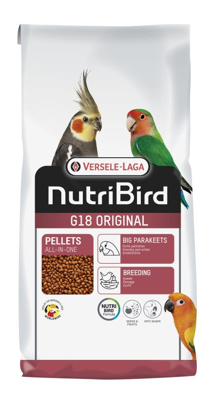 NutriBird G18 Tropical 10kg - granulat dla średnich papug