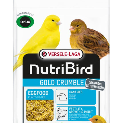 NutriBird Gold Crumble Canaries 1kg - suchy pokarm jajeczny dla żółtych kanarków