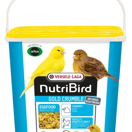 NutriBird Gold Crumble Canaries 4kg - suchy pokarm jajeczny dla żółtych kanarków