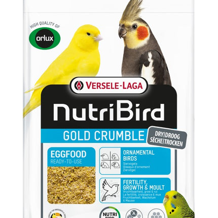 NutriBird Gold Crumble Ornamental Birds 10kg - pokarm jajeczny dla ptaków ozdobnych