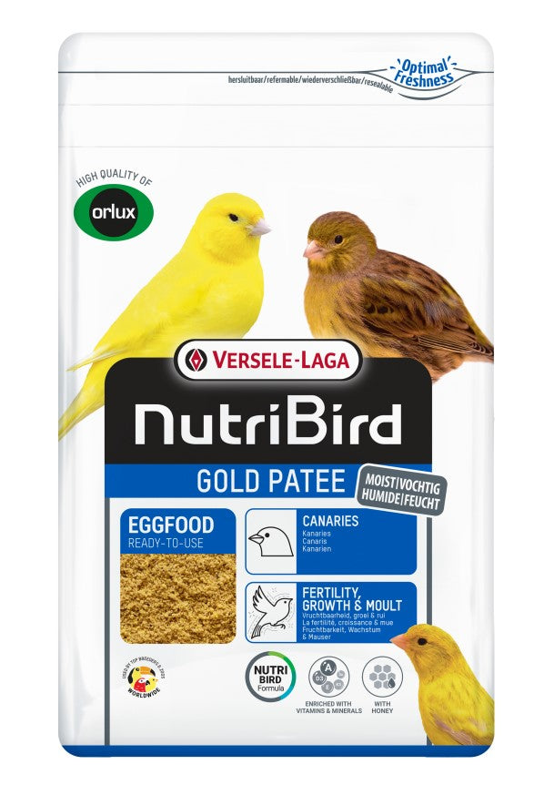 NutriBird Gold Patee Canaries 10kg - pokarm jajeczny dla żółtych kanarków