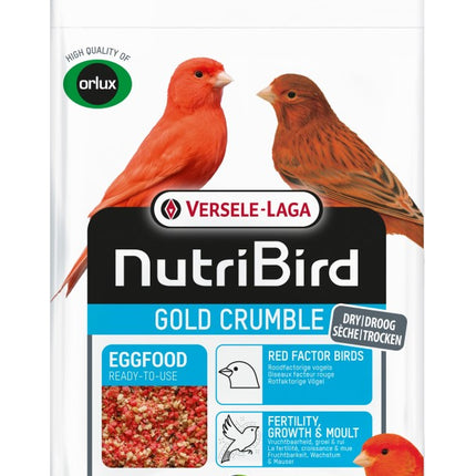 NutriBird Gold Patee Red Factor Birds 1kg - pokarm jajeczny dla czerwonych ptaków