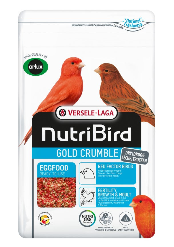 NutriBird Gold Patee Red Factor Birds 10kg - pokarm jajeczny dla czerwonych ptaków