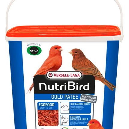 NutriBird Gold Patee Red Factor Birds 5kg - pokarm jajeczny dla czerwonych ptaków