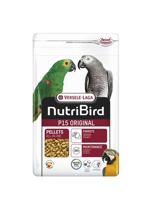 NutriBird P15 Original 1kg - granulat dla dużych papug