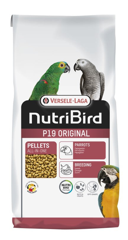 NutriBird P19 Original 10kg - granulat na okres lęgowy dla dużych papug