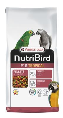 NutriBird P19 Tropical 10kg - granulat na okres lęgowy dla dużych papug