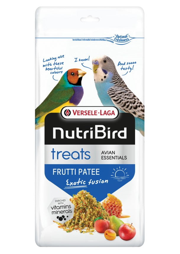 NutriBird Treats Frutti Patee 250g - przysmak owocowy dla ptaków