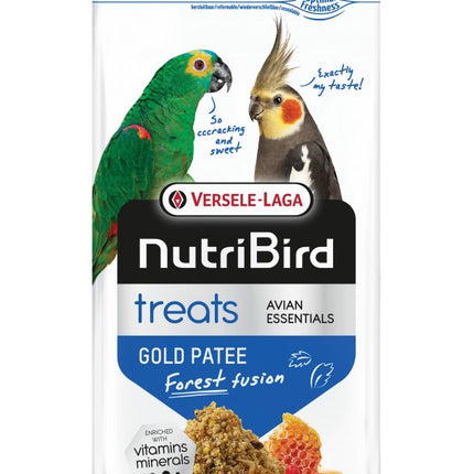NutriBird Treats Gold Patee Forest Fusion 250g - przysmak z owocami leśnymi dla ptaków