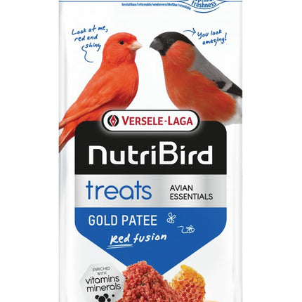 NutriBird Treats Gold Patee Red Fusion 250g - przysmak dla czerwonych ptaków