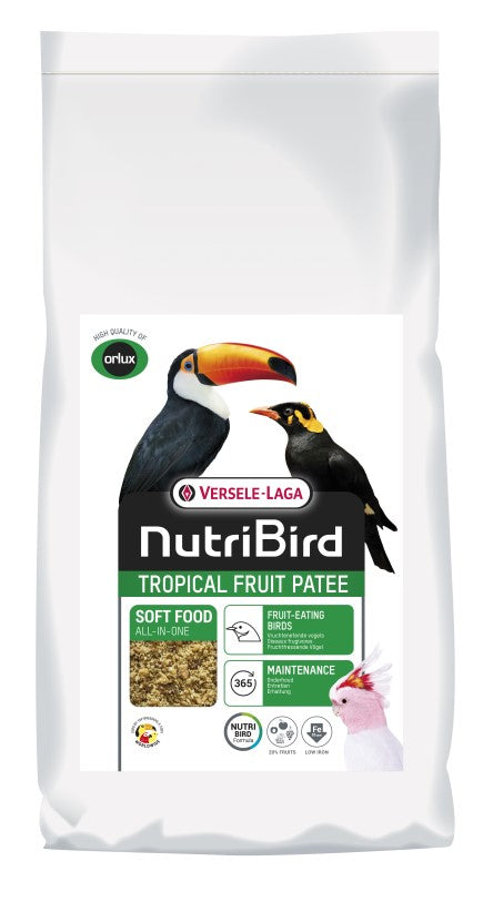 NutriBird Tropical Fruit Patee 25kg - pokarm dla ptaków tropikalnych