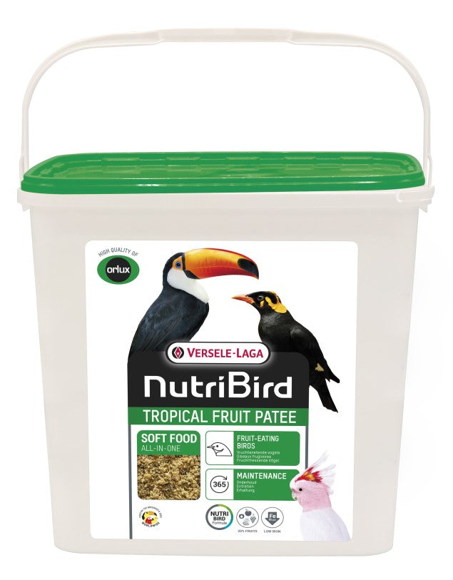 NutriBird Tropical Fruit Patee 5kg - Pokarm dla ptaków tropikalnych
