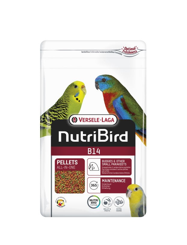 NutriBird B14 Maintenance 800g - granulat dla papużek falistych